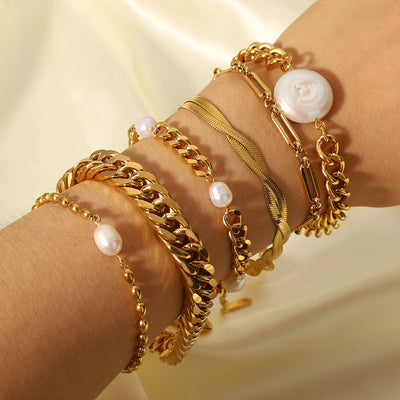 Fashion Must-Have: Shell OT Buckle Bracelet