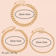 Simple Fashion Solid Color Irregular Metal Bracelet