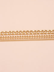 Simple Fashion Solid Color Irregular Metal Bracelet