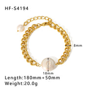 Fashion Must-Have: Shell OT Buckle Bracelet