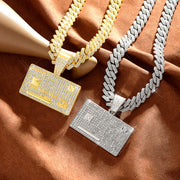 Fashion Forward: Full Diamond Pendant Necklace