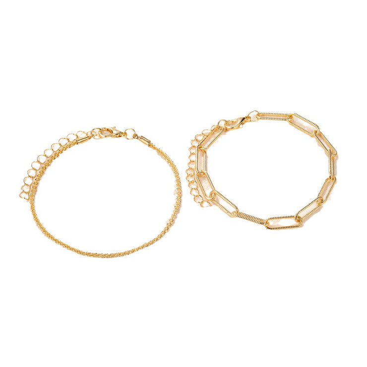 Fashion Forward: Gold and Silver Rhinestone Bracelet for Women
