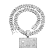 Fashion Forward: Full Diamond Pendant Necklace