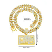 Fashion Forward: Full Diamond Pendant Necklace