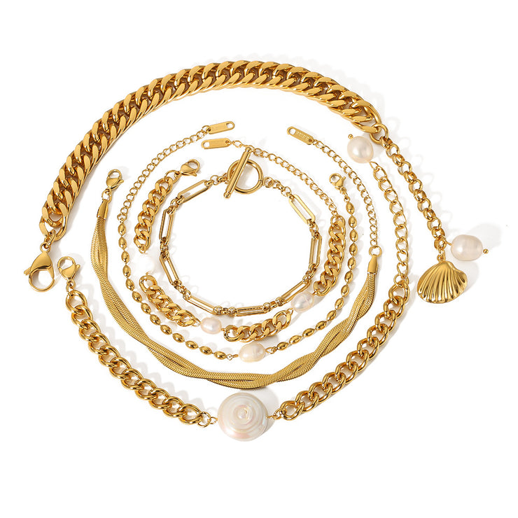 Fashion Must-Have: Shell OT Buckle Bracelet