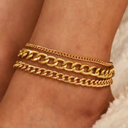 Simple Fashion Solid Color Irregular Metal Bracelet