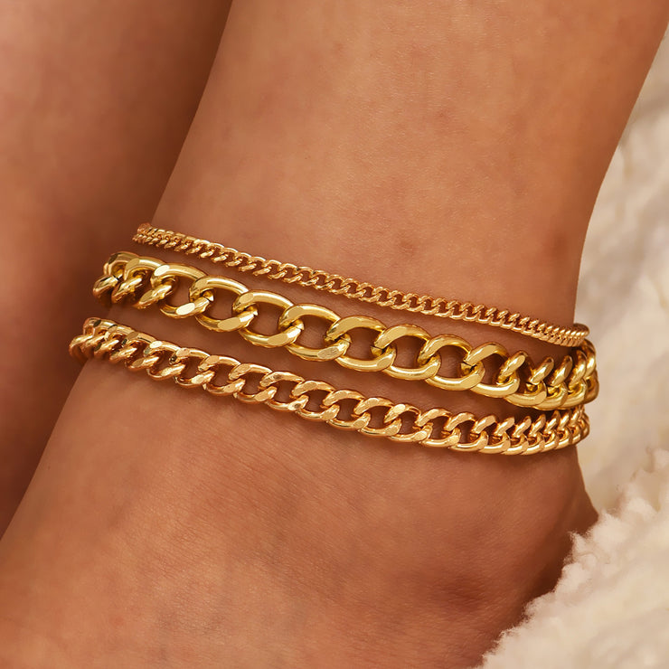 Simple Fashion Solid Color Irregular Metal Bracelet