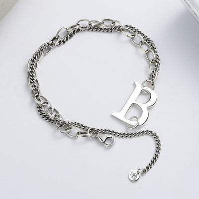 Fashion B Letter Jewelry: Trendy Accessory